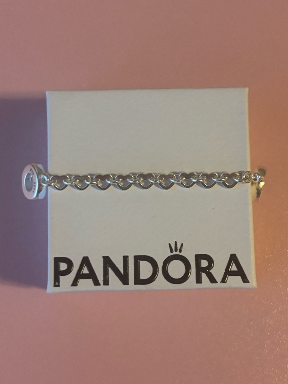Pandora Linked Hearts Safety Chain
